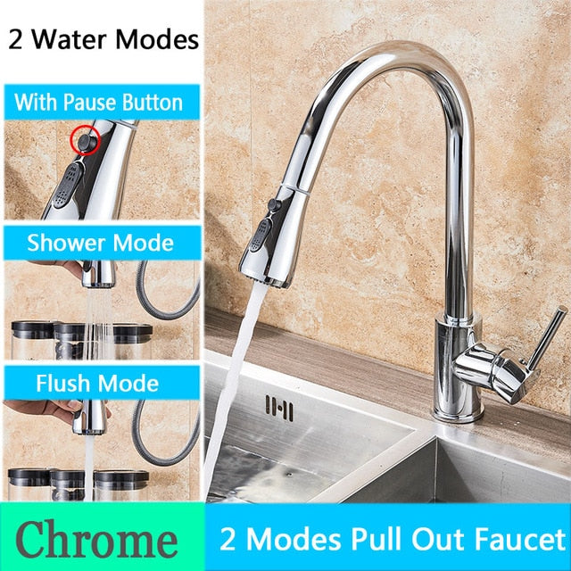 Kitchen Sink Mixer Faucet Sprayer