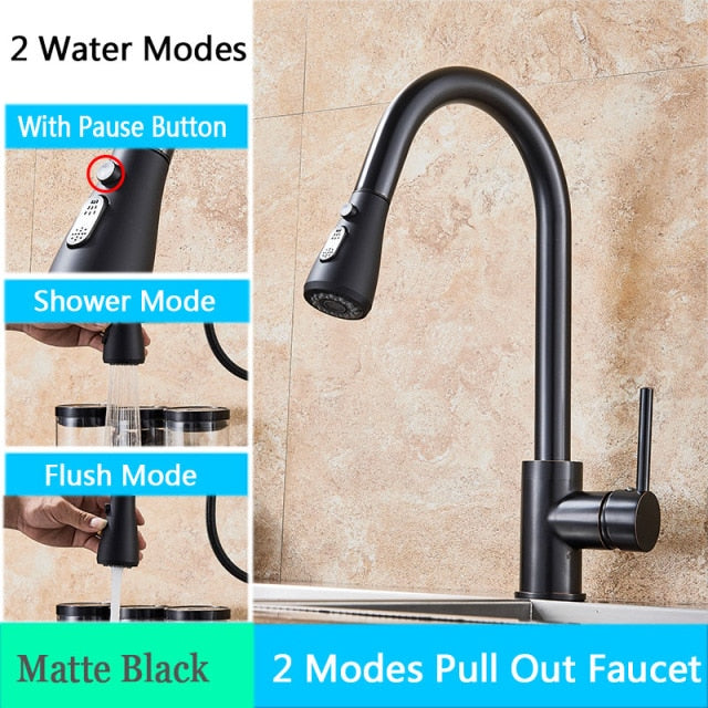 Kitchen Sink Mixer Faucet Sprayer