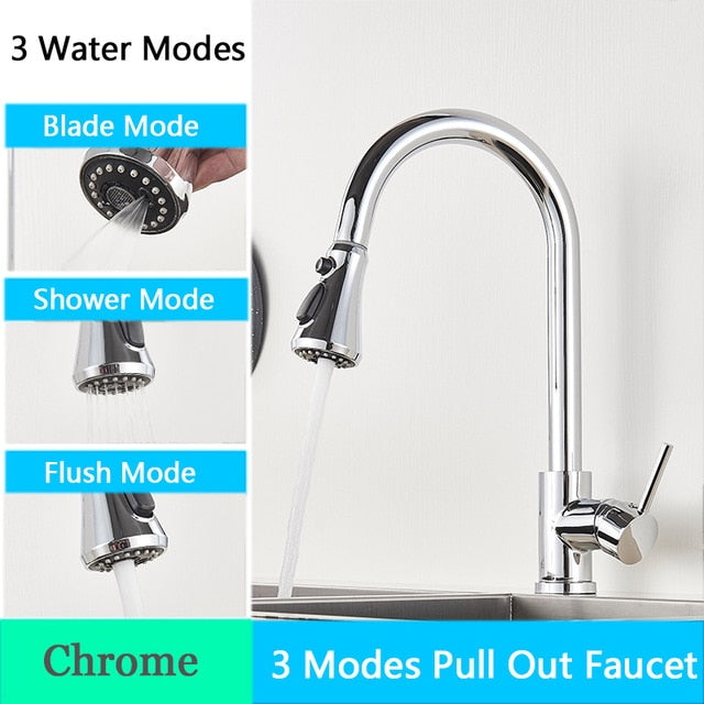 Kitchen Sink Mixer Faucet Sprayer