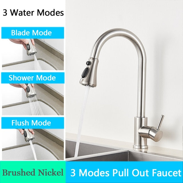 Kitchen Sink Mixer Faucet Sprayer