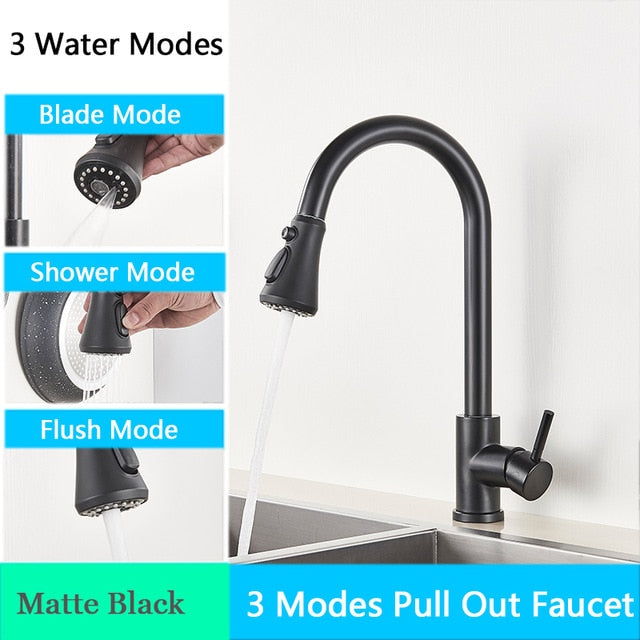 Kitchen Sink Mixer Faucet Sprayer