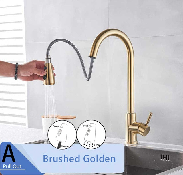 Kitchen Sink Mixer Faucet Sprayer