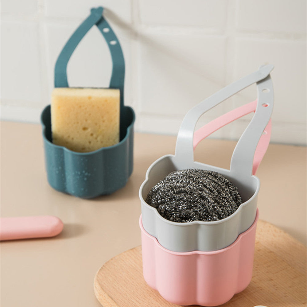 Useful Suction Cup Sink Shelf Soap Sponge